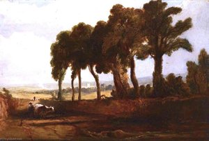 A Group Of Trees At Grange — Edmund Thurnton Crawford