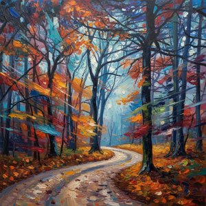 Ephemeral Passage: Autumnal Resonance — Jacques Villedieu, Futurism