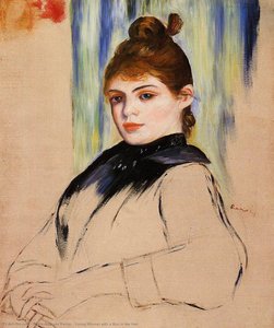 Jungfrau Mit Einem Dutt — Pierre-auguste Renoir