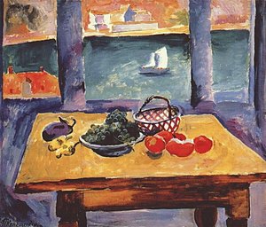 Balaklava. The Window. (the Grapes On The Table). — Pyotr Konchalovsky