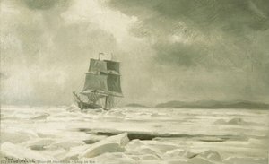 Ship In Ice — Thorolf Holmboe