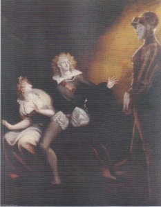 German Gertrud, Hamlet Und Der Geist Des Vaters — Johann Heinrich Füssli