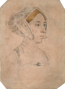 Portrait Of A Lady, Thought To Be Anne Boleyn — Hans Holbein The Younger, Northern Renaissance
