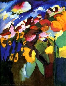 Murnau Garden — Wassily Wassilyevich Kandinsky, Expressionism