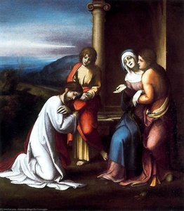 Christ Taking Leave Of His Mother — Antonio Allegri Da Correggio