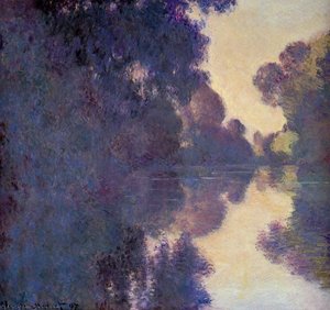 Morgens an der Seine bei klarem Wetter