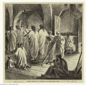 Mojos Indians At Trinidad Celebrating Mass — Edwin Austin Abbey