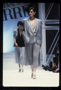 Runway Photoraph Of Gianfranco Ferré, Spring/summer 1984 Collection — Gianfranco Jekyll Ferré