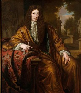 Portrait Of A Man In A Silk Kimono — Michiel Van Musscher