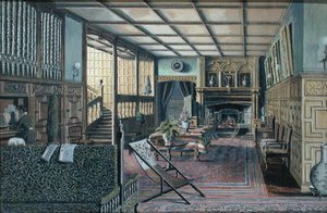 The Interior Of Hall Place — Henry Robert Robertson