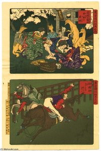 Tokyo Kaika Kyoga Meisho — Tsukioka Yoshitoshi, Ukiyo-e