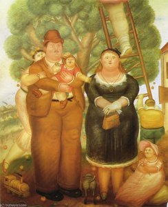 Portrait D'une Famille — Fernando Botero