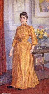 Portrait Of Madame Van Rysselberghe — Theo Van Rysselberghe