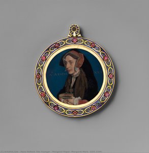 Título Traducido: Retrato De Una Joven Mujer (c. 1535-40), Hans Holbein El Joven — Hans Holbein El Joven