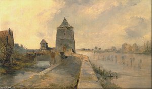 The Rhine At Constance — Thomas Daniell