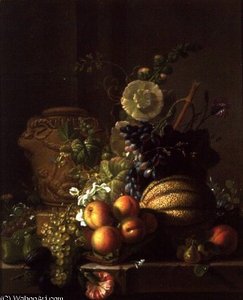 A Still Life of a Melon