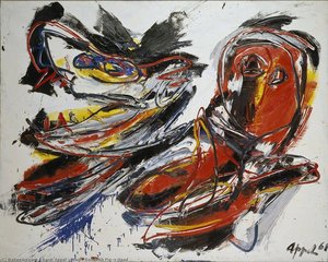 Magic Doll With Pig's Head — Karel Appel