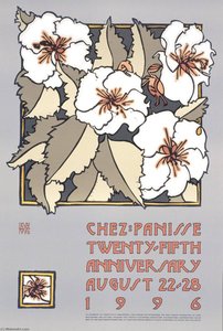 Chez Panisse Twenty Fifth Anniversary August 22 28 1996 — David Lance Goines