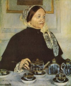 Lady At The Tea Table — Mary Stevenson Cassatt
