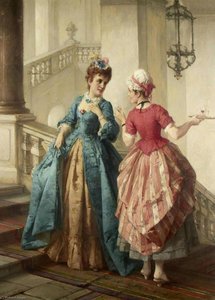 Gossip On The Stairs — Otto Erdmann