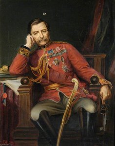 The Constable Of The Tower (general The Right Honourable Robert Cornellis, 1810–1890, Baron The Lord Napier Of Magdala, Gcb, Gcsi, Governor Of Gibraltar, 1876–1883) — Lowes Cato Dickinson