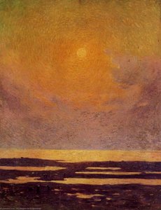 Sunset On The Coast — Фердинанд Ди Пуигадо, Impressionism