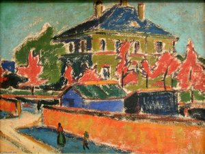 Villa In Dresden — Ernst Ludwig Kirchner, German Expressionism