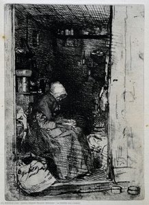 La Vieille Aux Loques — James Abbott Mcneill Whistler, Tonalism