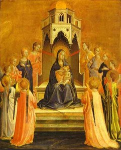 Madonna Mit Engeln — Fra Angelico, Renaissance
