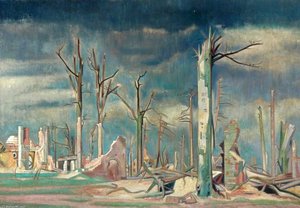 Avenue At Bourlon, Western Front — Sir William Rothenstein