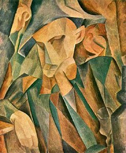 El Harlequin Inclinado — Pablo Picasso, Analytical Cubism
