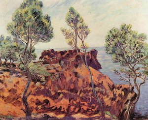 Agay - The Red Rocks — Ferdinand Guillaumin