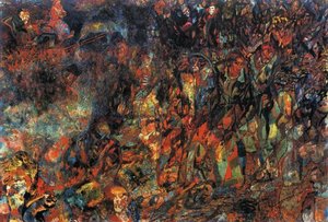 Bourgeois In A Carriage — Pavel Filonov