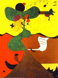 Retrato De La Sra. Mills En 1750 (tras Tiziano) — Joan Miró, Surrealist Expression