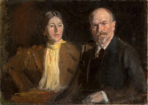 Self-portrait with Anna Ancher