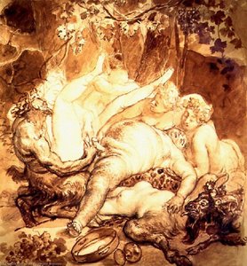 Silen, Satyr And Bacchanals — Karl Pavlovich Bryullov, Neo-classicism