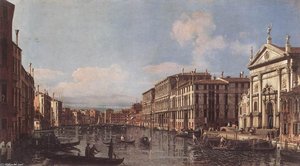 View Of The Grand Canal At San Stae — Bernardo Bellotto