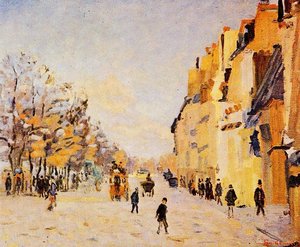Quai de Bercy - Snow Effect (also known as Paris, quai de Bercy, effet de neige)