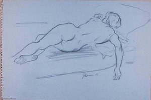 Nude Resting — Jacob Kainen