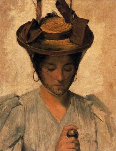 Italian Model With Hat And Veil — Ignacio Díaz Olano