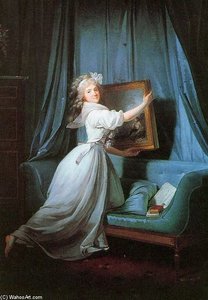 Portrait De Mademoiselle Rosalie Duthe — Henri Pierre Danloux