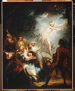 LA FORET HANTEE THE HAUNTED GROVE, FROM BOCCACE