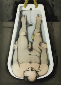 He foresaw his pale body