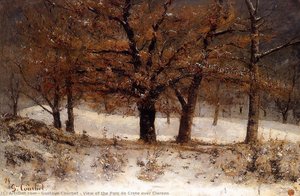 View Of The Parc De Crete Over Clarens — Gustave Courbet, Realism