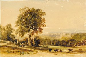 Arundel Castle — Anthony Vandyke Copley Fielding