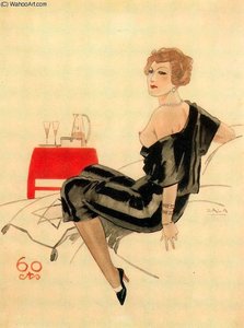 Untitled (611) — Rafael De Penagos, Art Deco