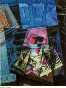 Still Life Before An Open Window- Place Ravignan — Juan Gris