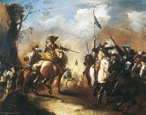 Battle Scene — Antonio Maria Marini
