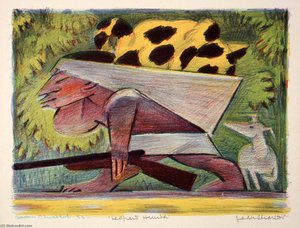 Leopard Hunter — Jean Charlot
