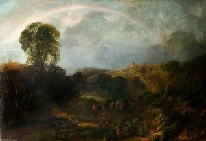 Landscape With A Rainbow — Peter De Wint